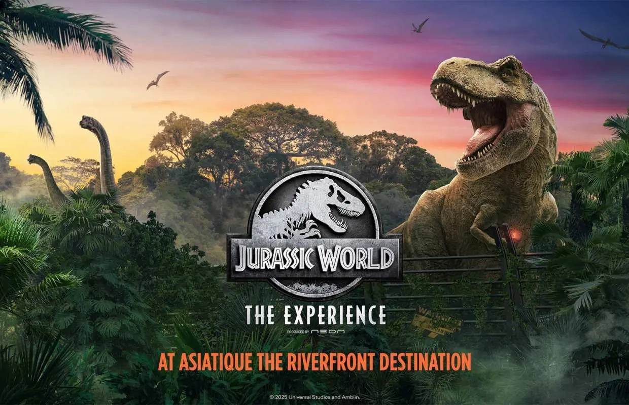 曼谷 Asiatique Jurassic World 沉浸式恐龍步行體驗場景